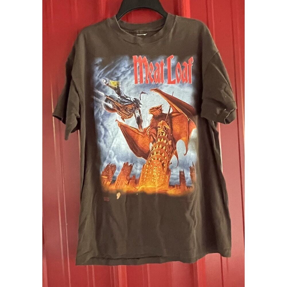 Meat Loaf Shirt World Tour Band T Classic Rock Single Stitch Vintage Mens M/L